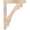 Ekena Millwork Merced Arts & Crafts Smooth Bracket, Douglas Fir, 3 1/2"W x 26"D x 34"H BKT04X26X34MRC03SDF - alternate 4